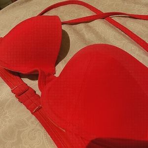 Ruby Pink Bikini Top